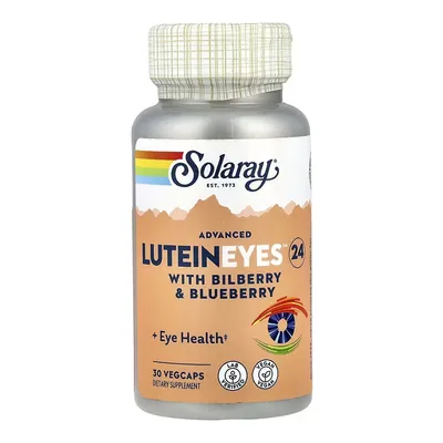 Лютеїн для очей Solaray Lutein Eyes 24 мг, 30 вегетаріанських капсул