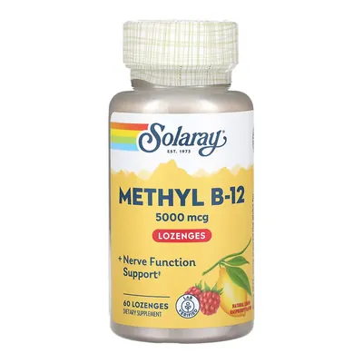 Метил B12 Solaray Methyl B-12 5000 мкг, 60 льодяників