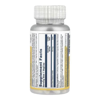 Йод Solaray Iodine 500 мкг, 30 вегетаріанських капсул