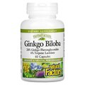 Гинкго билоба Natural Factors HerbalFactors Ginkgo Biloba, 60 капсул