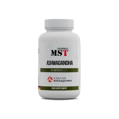 Ашваганда MST Nutrition Ashwagandha KSM-66 320 мг, 120 капсул