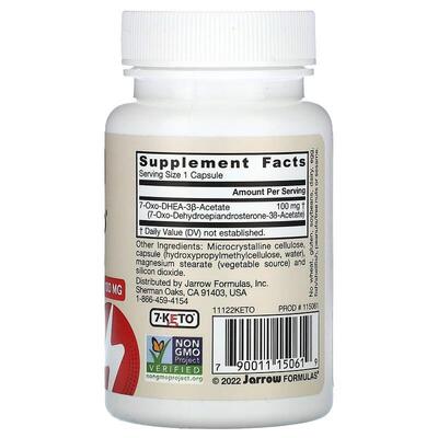 7-Кето ДГЕА Jarrow Formulas 7-Keto DHEA 100 мг, 30 вегетаріанських капсул