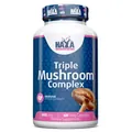 Потрійний грибний комплекс Haya Labs Triple Mushroom Complex 600 мг, 60 веганських капсул