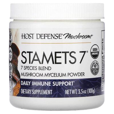 Ежедневная поддержка иммунитета Host Defense Mushrooms Stamets 7 комплекс из 7 грибов, 100 г
