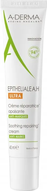 Крем для обличчя та тіла A-Derma Epitheliale A.H Ultra заспокійливий відновлюючий, 40 мл