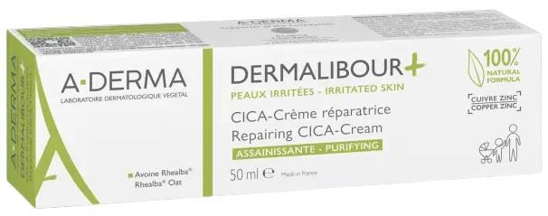 Крем для обличчя та тіла A-Derma Dermalibour+ відновлюючий для подразненої шкіри, 50 мл