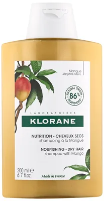 Шампунь Klorane Mango Манго для сухого волосся, 200 мл