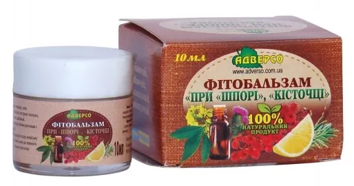 Фітобальзам Адверсо При "шпорі", "кісточці", 10 мл