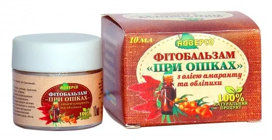 Фітобальзам Адверсо "При опіках", 10 мл