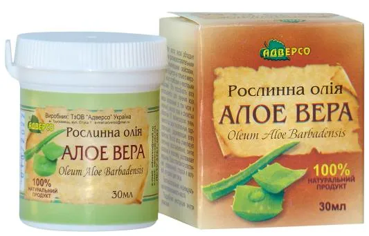 Рослинна олія Адверсо алое вера, 30 мл