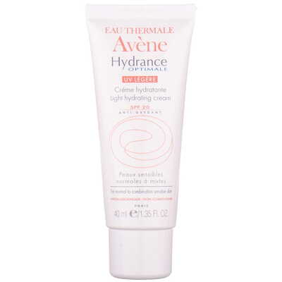 Крем для лица Avene Hydrance Optimale UV Legere SPF20 легкий увлажняющий для нормальной и комбинированной, чувствительной кожи, 40 мл