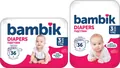 Підгузки Bambik Jumbo Midi, розмір 3, 4-9 кг, 36 шт