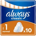 Прокладки гигиенические Always Classic Normal, 4 капли, 10 шт