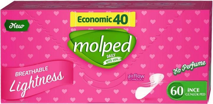 Ежедневные гигиенические прокладки Molped Everyday Freshness, 60 шт