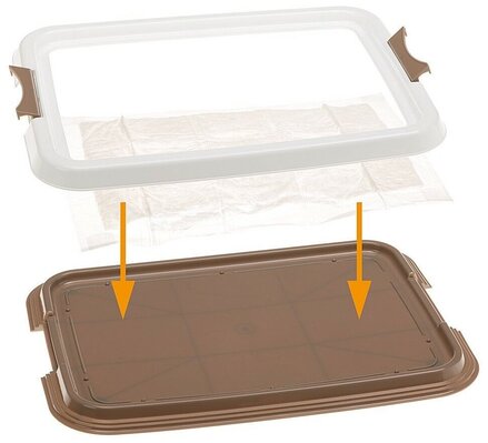 Туалет для собак FERPLAST Hygienic Pad Tray Small під пелюшку