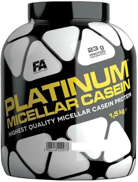 Казеїн міцелярний Fitness Authority Platinum Micellar Casein ваніль, 1,5 кг