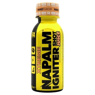 Передтренувальний комплекс Fitness Authority Xtreme Napalm Igniter Juice Shot манго, 120 мл