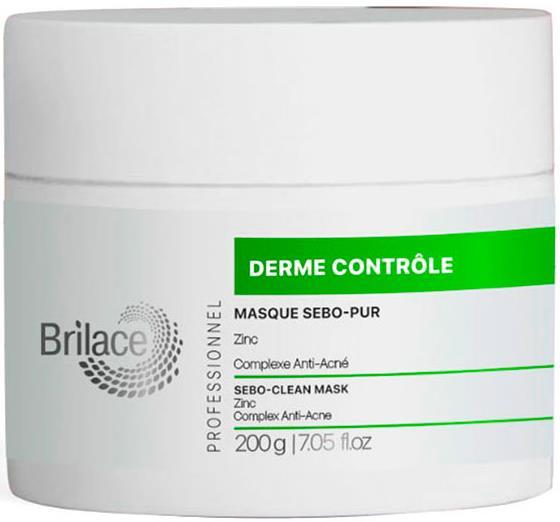 Маска для лица Brilace Derme Controle Masque Sebo-Pur очищающая, 200 мл