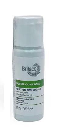 Лосьон для обличчя Brilace Derme Controle Solution SOS-Locale локальний підсушуючий, 15 мл