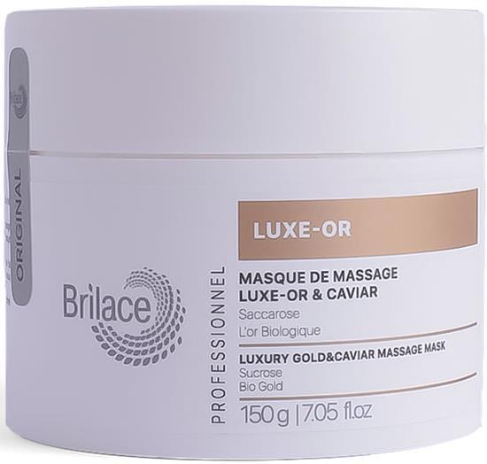 Маска для лица Brilace Luxe-Or Luxury Gold&Caviar Massage Mask массажная с золотом и черной икрой, 150 г