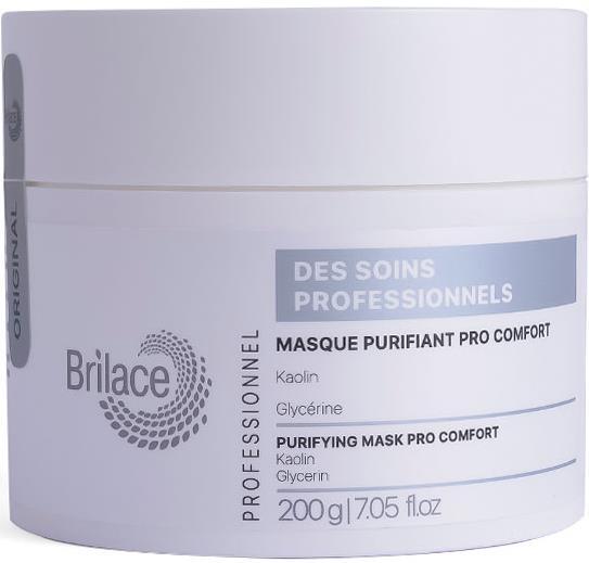 Маска для лица Brilace Des Soins Professionnels Purifying Masque Purifiant Pro Comfort очищающая про-комфорт, 200 мл