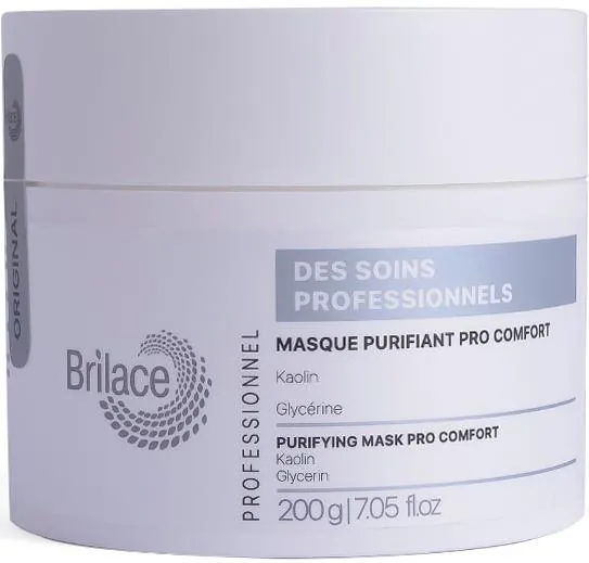 Маска для обличчя Brilace Des Soins Professionnels Purifying Masque Purifiant Pro Comfort очищуюча про-комфорт, 200 мл