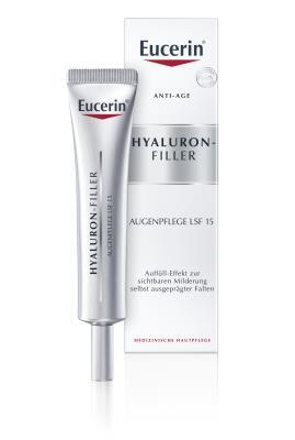 Крем для кожи вокруг глаз Eucerin Hyaluron Filler + 3x Effect SPF15 против морщин (63536), 15 мл
