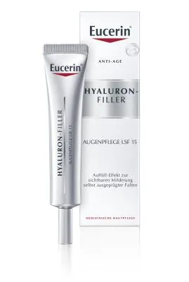 Крем для шкіри навколо очей Eucerin Hyaluron-Filler + 3x Effect SPF15 проти зморшок (63536), 15 мл