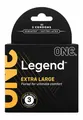 Презервативи ONE Legend XL великого розміру, 3 штуки