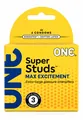 Презервативи ONE Super Studs з точковим рельєфом, 3 штуки