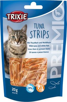 Лакомство для кошек Trixie 42746 Premio Tuna Strips полоски тунца, 20 г