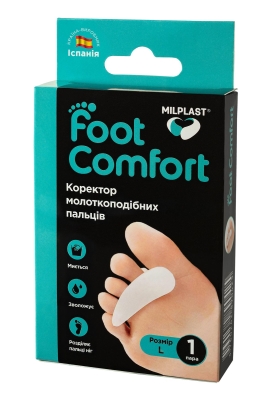 Корректор Milplast Foot Comfort молоткоподібних пальців, розмір L, пара