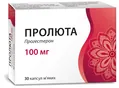 Пролюта капсули м'як. по 100 мг №30 (15х2)
