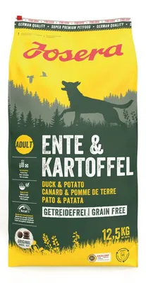 Корм сухий для дорослих собак усіх порід Josera Ente&Kartoffel без додавання злаків, 12,5 кг