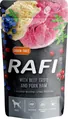 Корм вологий для собак Rafi з яловичиною, шлунками та шинкою, 500 г