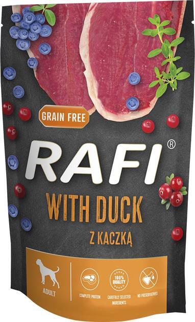 Корм влажный для собак Rafi с уткой, 500 г
