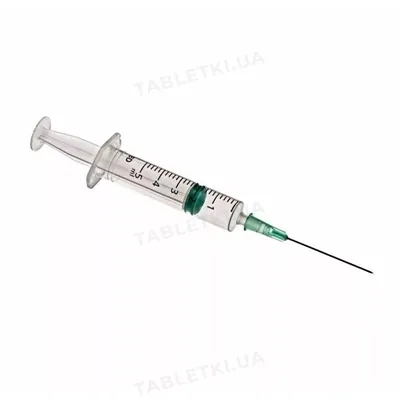 Шприц 5 мл BD Emerald трикомпонентний з голкою 22G 1 1/2" (0,7 х 40 мм), 1 штука