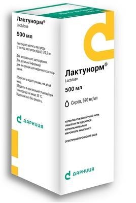 Лактунорм сироп 670 мг/мл по 500 мл во флак. с мерн. стак.