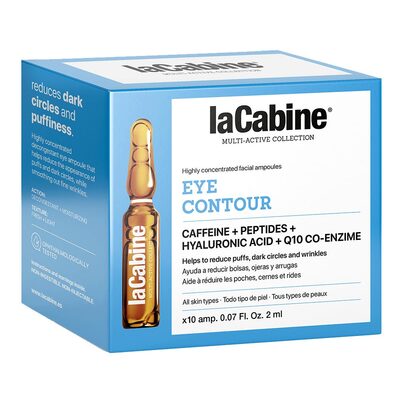 Высококонцентрированные ампулы для кожи вокруг глаз La Cabine Eye Contour против морщин, отеков и темных кругов, 10 х 2 мл