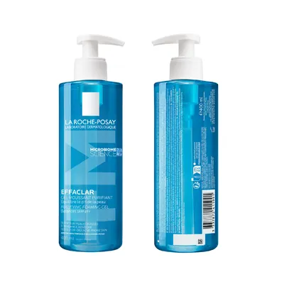 Гель-мус La Roche-Posay Effaclar +М для очищення жирної і проблемної шкіри, 400 мл