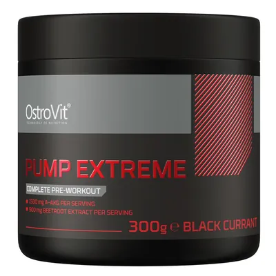 Передтренувальний комплекс OstroVit Pump Extreme чорна смородина, 300 г