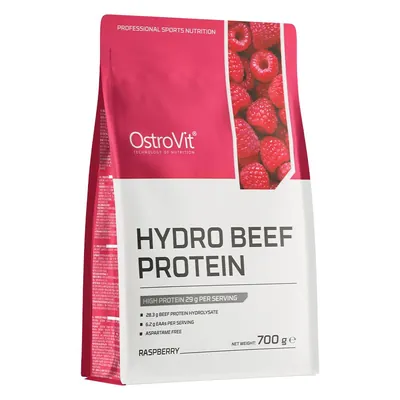 Протеїн яловичий гідролізат OstroVit Hydro Beef Protein малина, 700 г