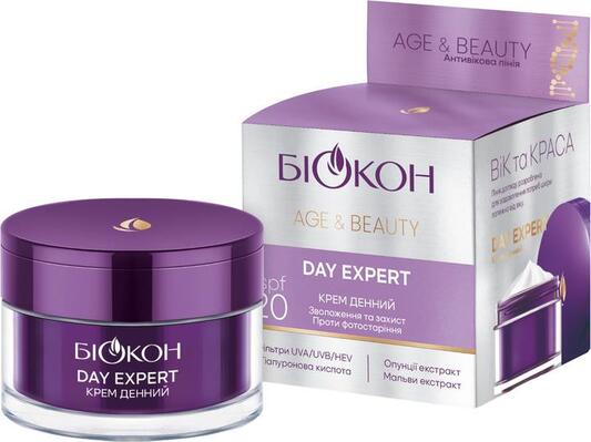 Крем для лица Биокон Age & Beauty Day Expert SPF 20 дневный, 50 мл