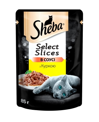 Корм влажный для кошек Sheba 8639 курица в соусе, 85 г