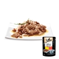 Корм влажный для кошек Sheba Говядина и курица в нежном соусе, пауч 85 г