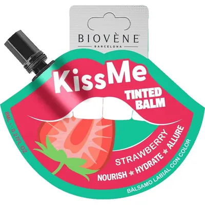 Бальзам для губ Biovene Поцілуй мене полуниця, 8 мл