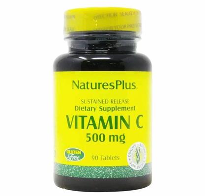 Витамин С Nature's Plus Vitamin C 500 мг, 90 таблеток