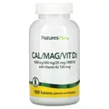 Кальцій, магній і вітамін D3 і K2 Nature's Plus Cal/Mag/Vit D3, Vitamin K2, 180 таблеток