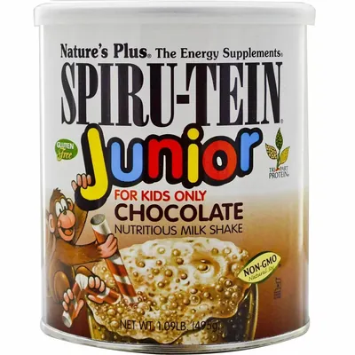 Молочний коктейль Nature's Plus Spiru-Tein Junior смак шоколаду, 450 г