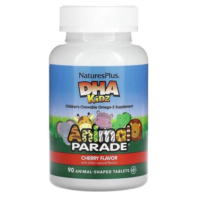 Риб'ячий жир для дітей Nature's Plus DHA for Kids вишневий смак, 90 жувальних таблеток